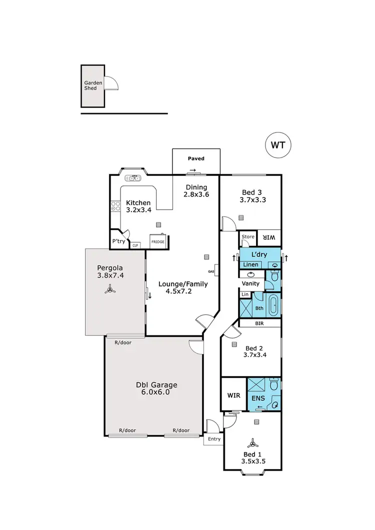 Floorplan of Homely house listing, 11 Andrew Street, Allenby Gardens SA 5009