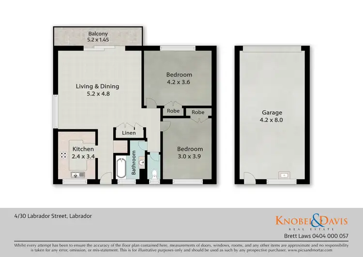 Floorplan of Homely house listing, 4/30 Labrador Street, Labrador QLD 4215