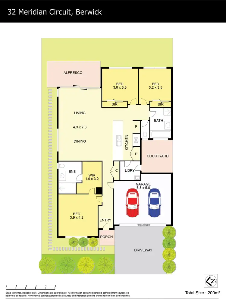 Floorplan of Homely house listing, 32 Meridian Circuit, Berwick VIC 3806