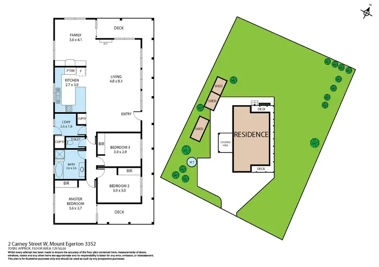 Floorplan of Homely house listing, 2 Carney Street West, Mount Egerton VIC 3352