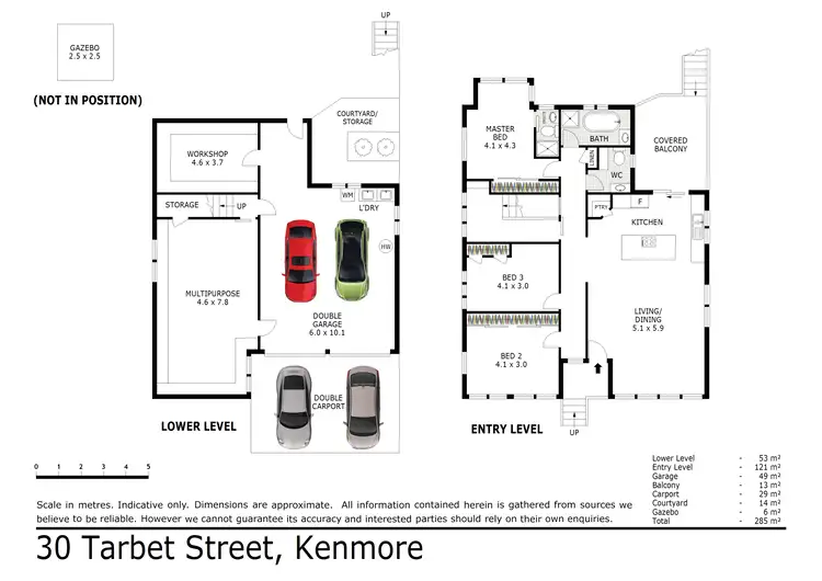 Floorplan of Homely house listing, 30 Tarbet Street, Kenmore QLD 4069