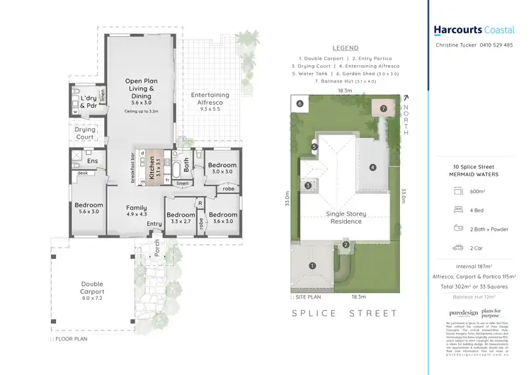 Floorplan of Homely house listing, 10 Splice Street, Mermaid Waters QLD 4218