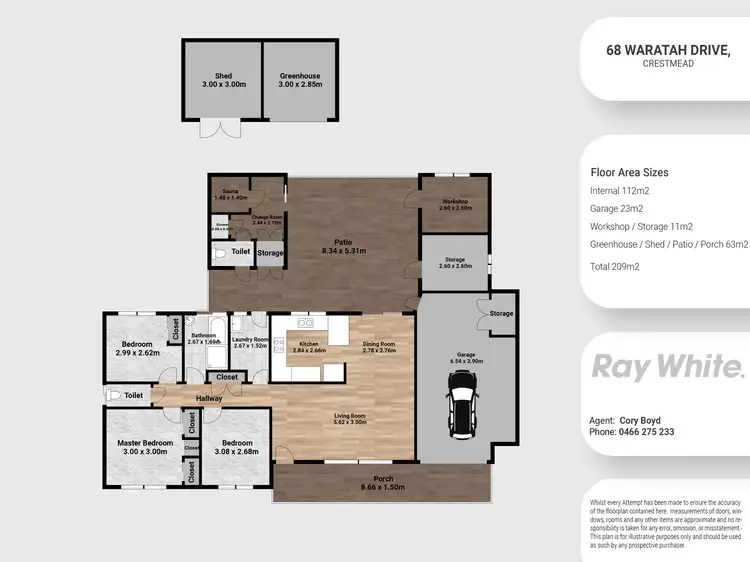 Floorplan of Homely house listing, 68 Waratah Drive, Crestmead QLD 4132