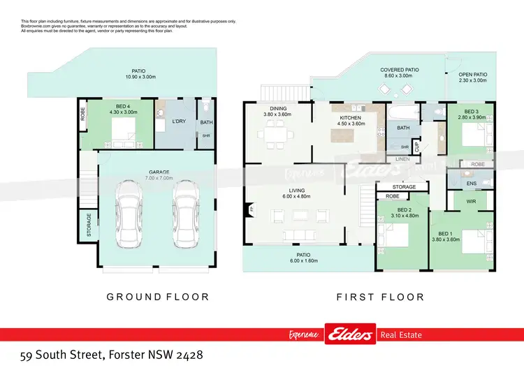 Floorplan of Homely house listing, 59 South Street, Forster NSW 2428