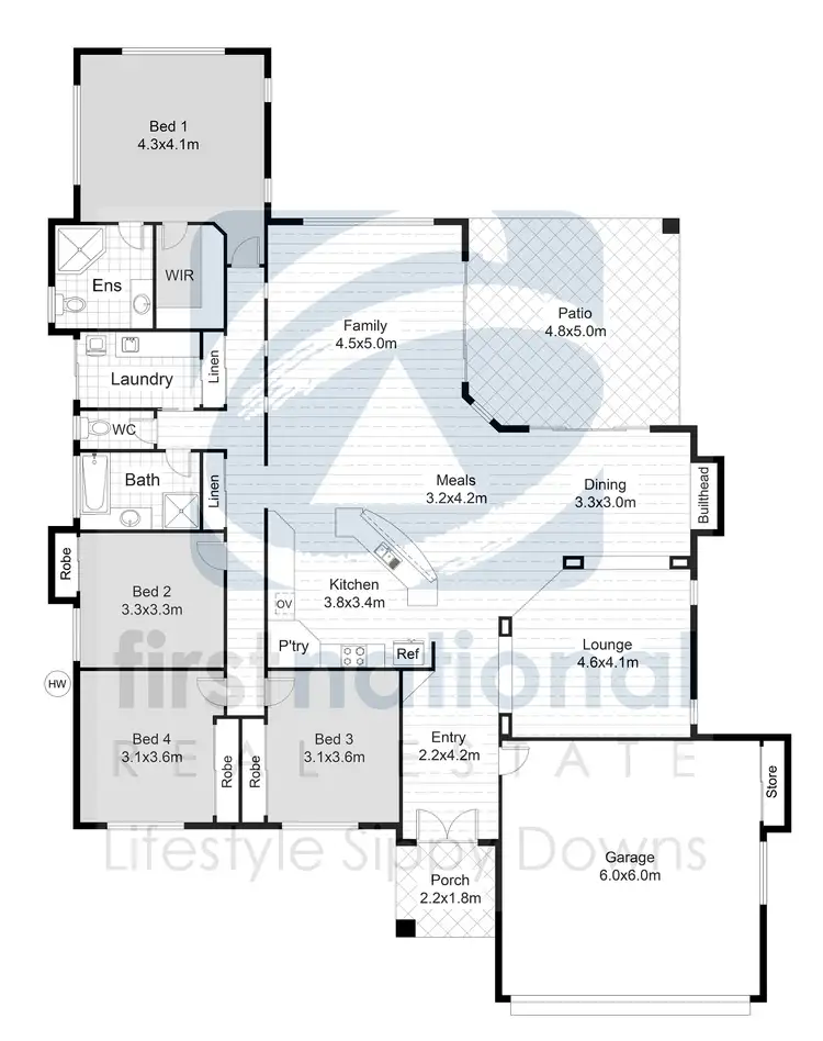 Floorplan of Homely house listing, 3 Oak Grove Way, Sippy Downs QLD 4556