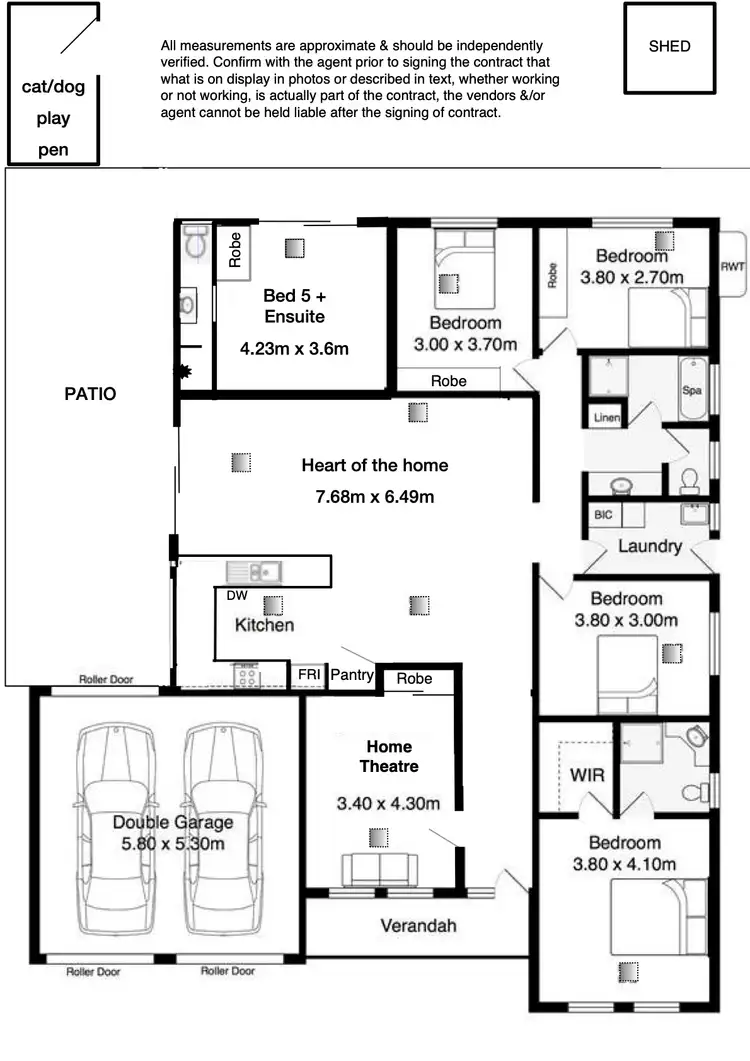 Floorplan of Homely house listing, 4 Halcyon Circuit, Aldinga Beach SA 5173