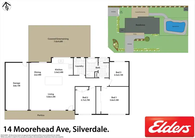 Floorplan of Homely house listing, 14 Moorehead Avenue, Silverdale NSW 2752