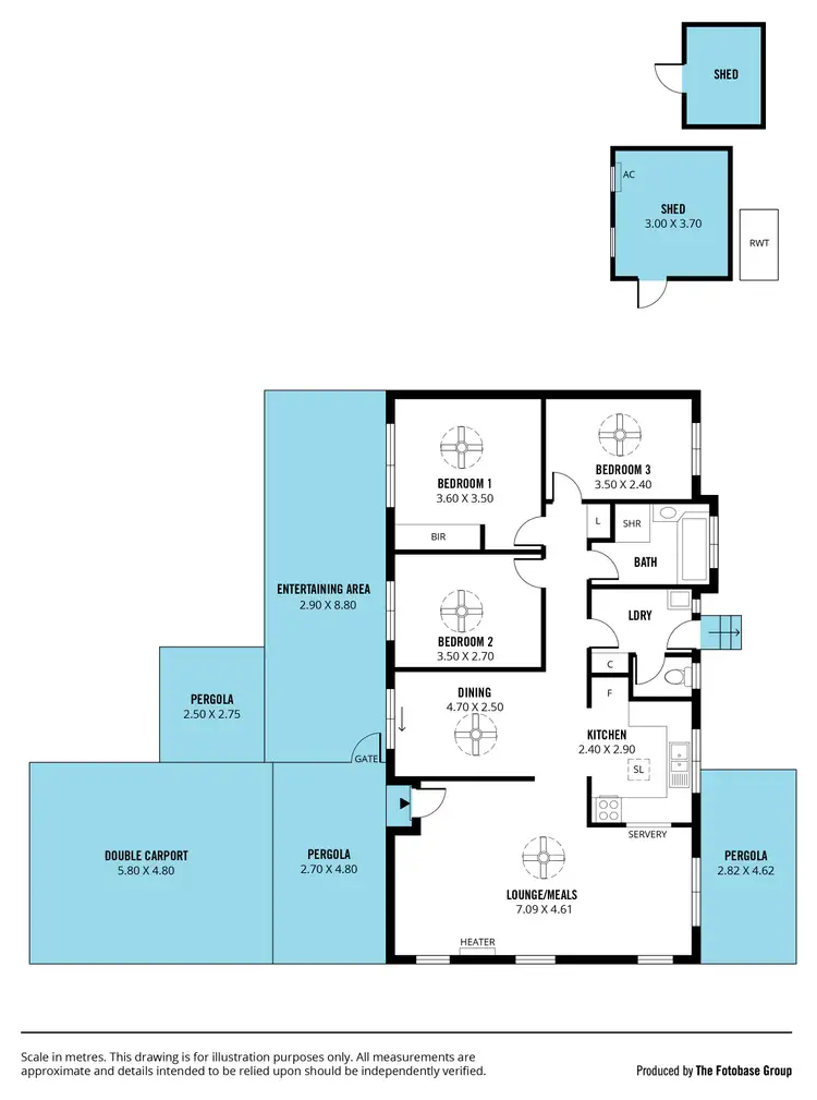 Floorplan of Homely house listing, 37 Antilla Way, Flagstaff Hill SA 5159