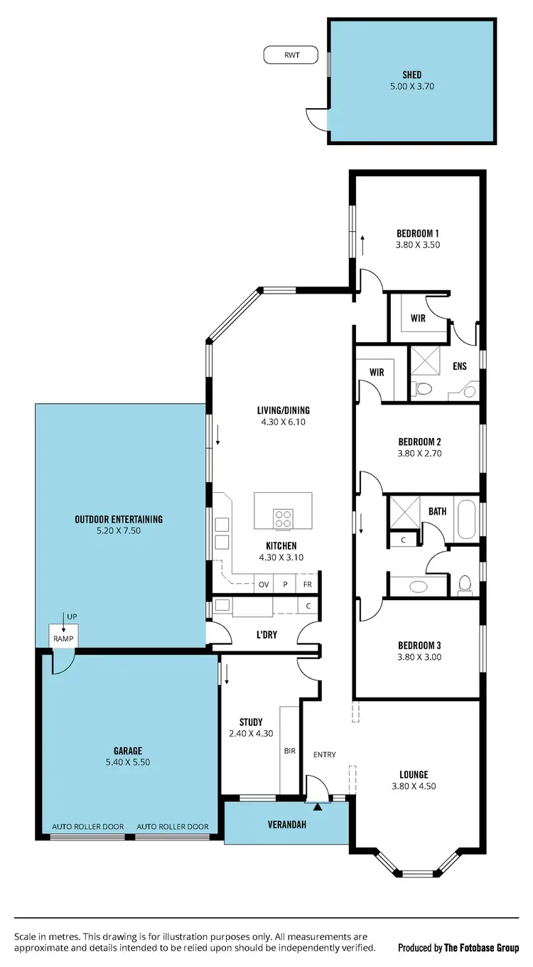 Floorplan of Homely house listing, 3 Holdfast Drive, Sheidow Park SA 5158