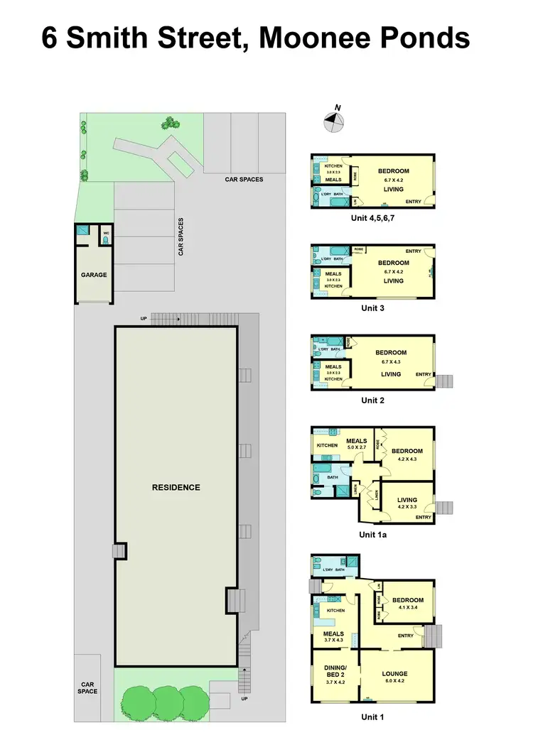 Floorplan of Homely block of units listing, 6 Smith Street, Moonee Ponds VIC 3039