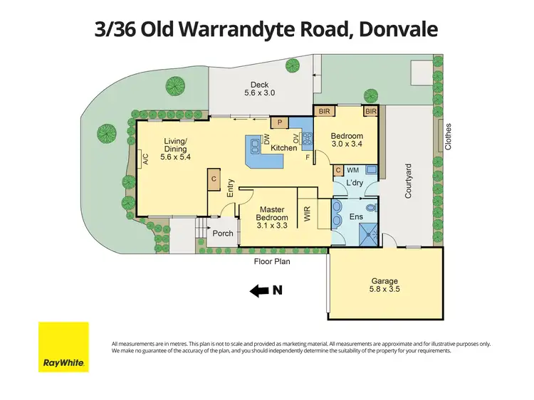 Floorplan of Homely unit listing, 3/36 Old Warrandyte Road, Donvale VIC 3111