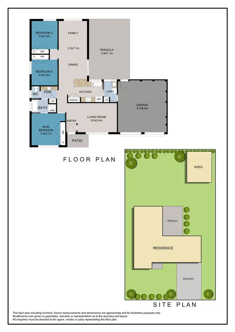 Floorplan of Homely house listing, 65 TWICKENHAM DRIVE, Dubbo NSW 2830