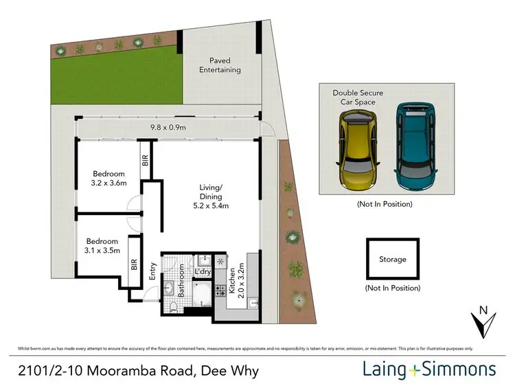 Floorplan of Homely apartment listing, 2101/2-10 Mooramba Road, Dee Why NSW 2099
