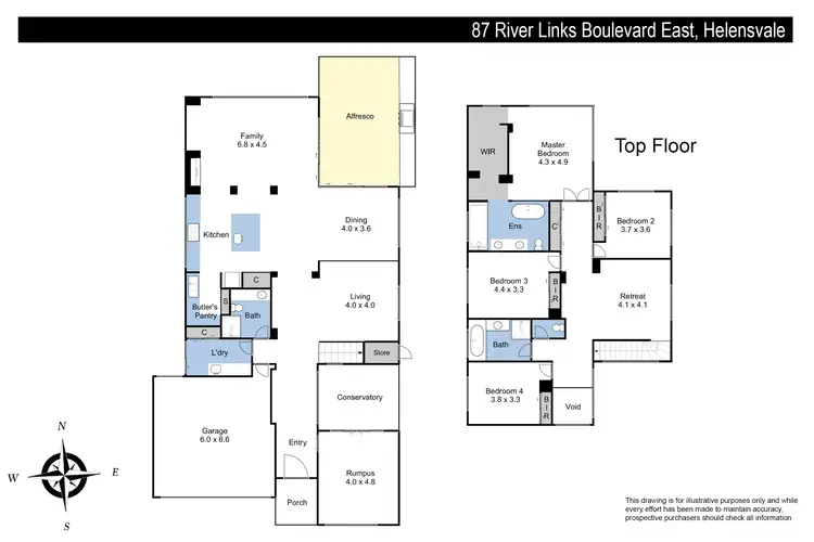 Floorplan of Homely house listing, 87 River Links Boulevard East, Helensvale QLD 4212
