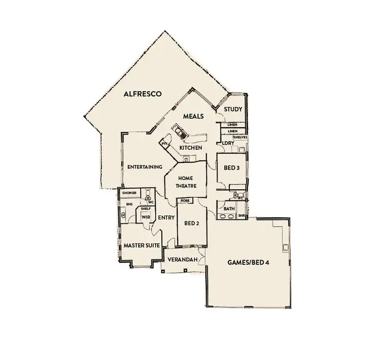 Floorplan of Homely house listing, 14 Mardja Loop, Mardella WA 6125