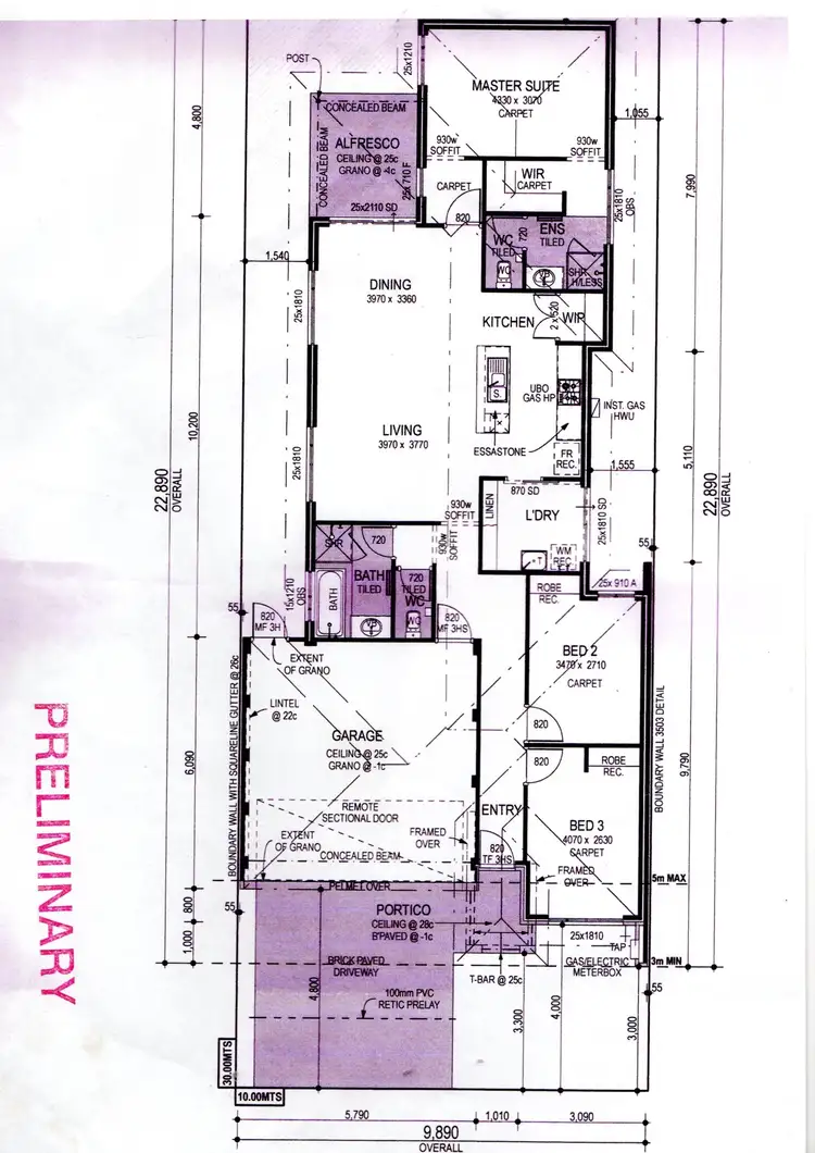 Floorplan of Homely house listing, 7 Mosley Street, Hilbert WA 6112