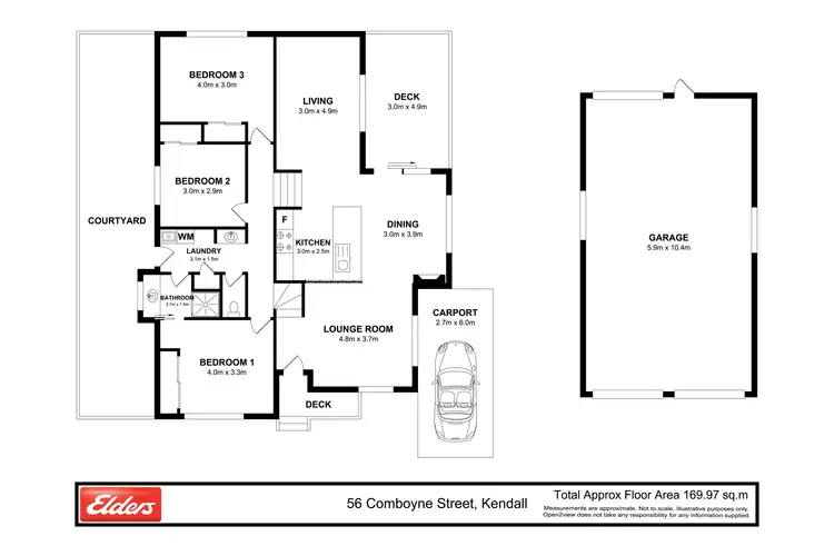 Floorplan of Homely house listing, 56 Comboyne Street, Kendall NSW 2439