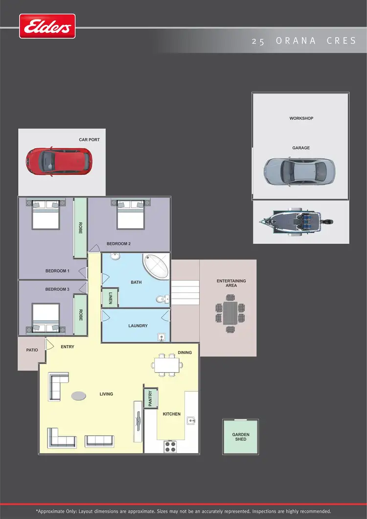Floorplan of Homely house listing, 25 ORANA CRESCENT, Taree NSW 2430