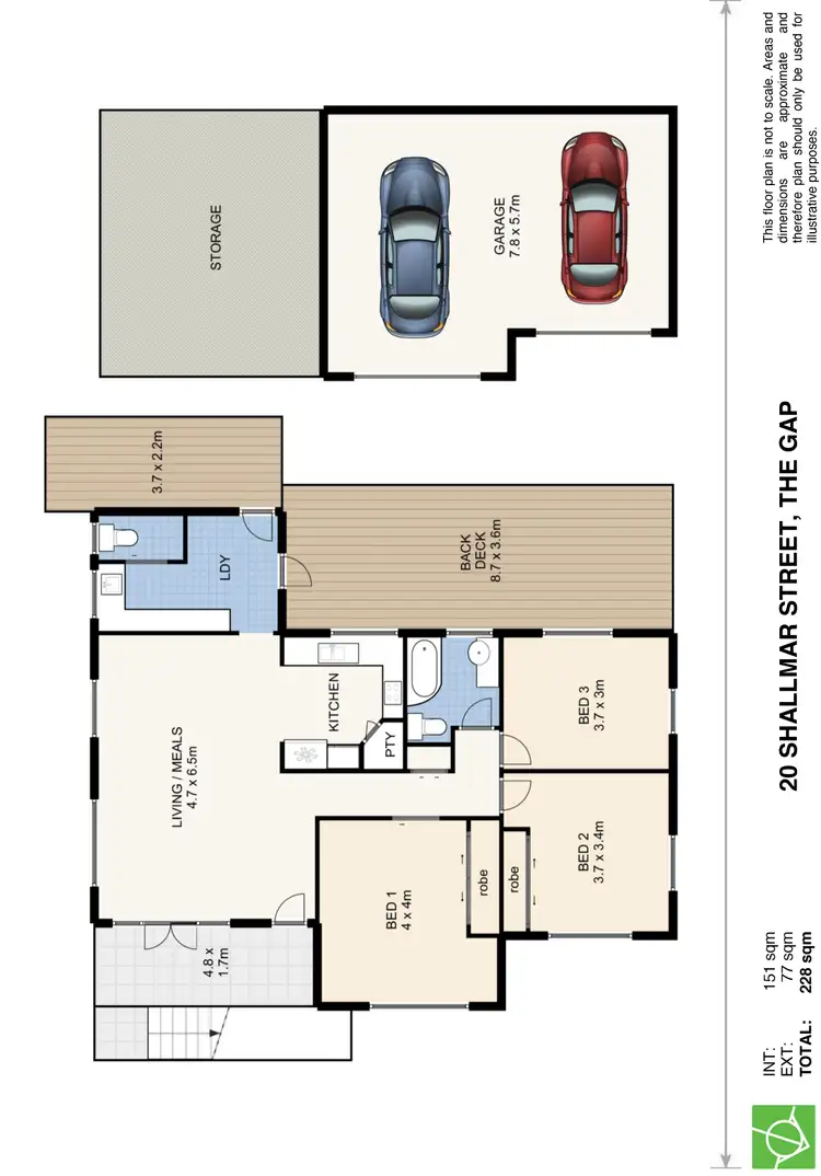 Floorplan of Homely house listing, 20 Shallmar Street, The Gap QLD 4061