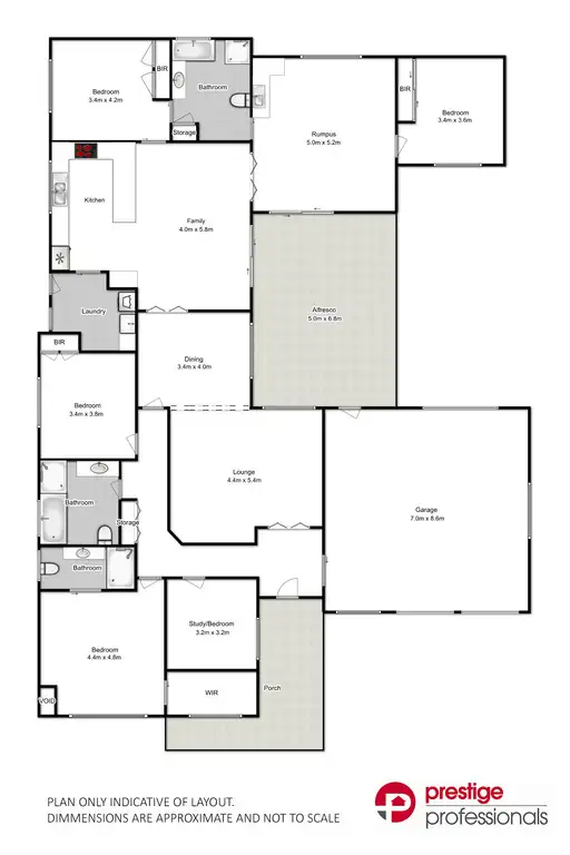 Floorplan of Homely house listing, 26 Exford Court, Wattle Grove NSW 2173