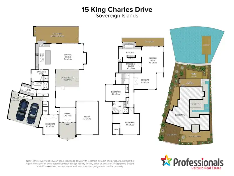 Floorplan of Homely house listing, 15 King Charles Drive, Sovereign Islands QLD 4216