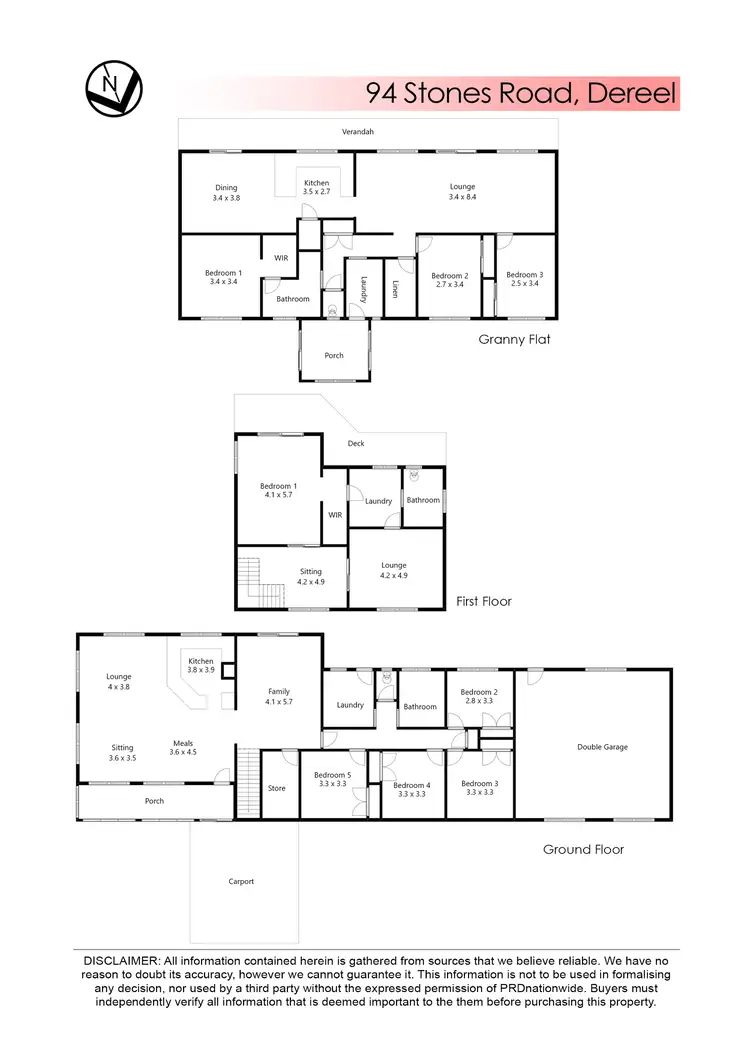 Floorplan of Homely house listing, 94 Stones Road, Dereel VIC 3352
