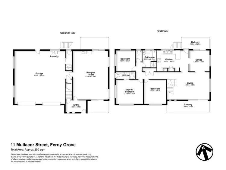 Floorplan of Homely house listing, 11 Mullacor Street, Ferny Grove QLD 4055