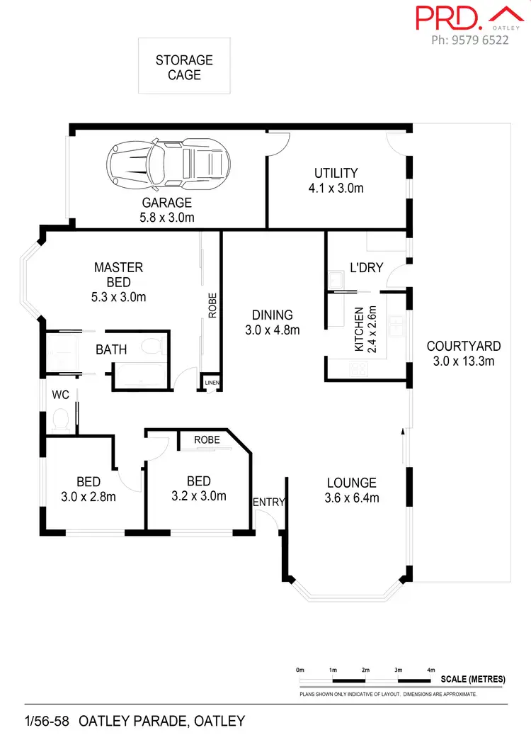 Floorplan of Homely villa listing, 1/56-58 Oatley Parade, Oatley NSW 2223