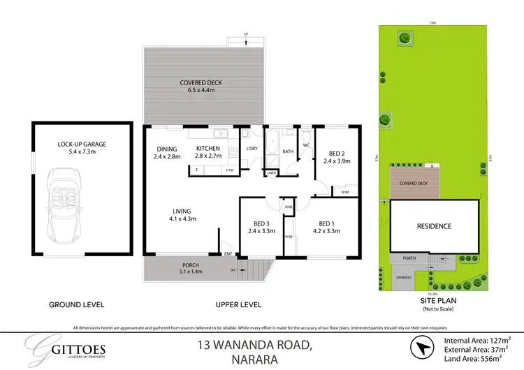 Floorplan of Homely house listing, 13 Wananda Road, Narara NSW 2250
