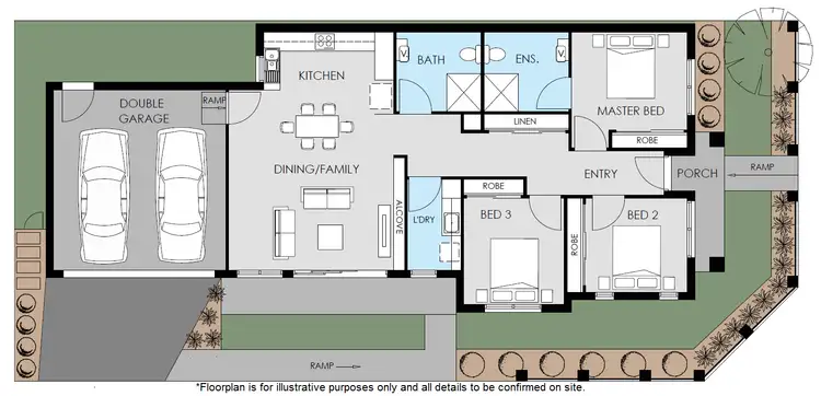 Floorplan of Homely house listing, 1 St Martin Way, Pakenham VIC 3810