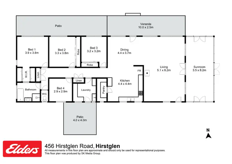 Floorplan of Homely rural property listing, 456 Hirstglen Road, Hirstglen QLD 4359