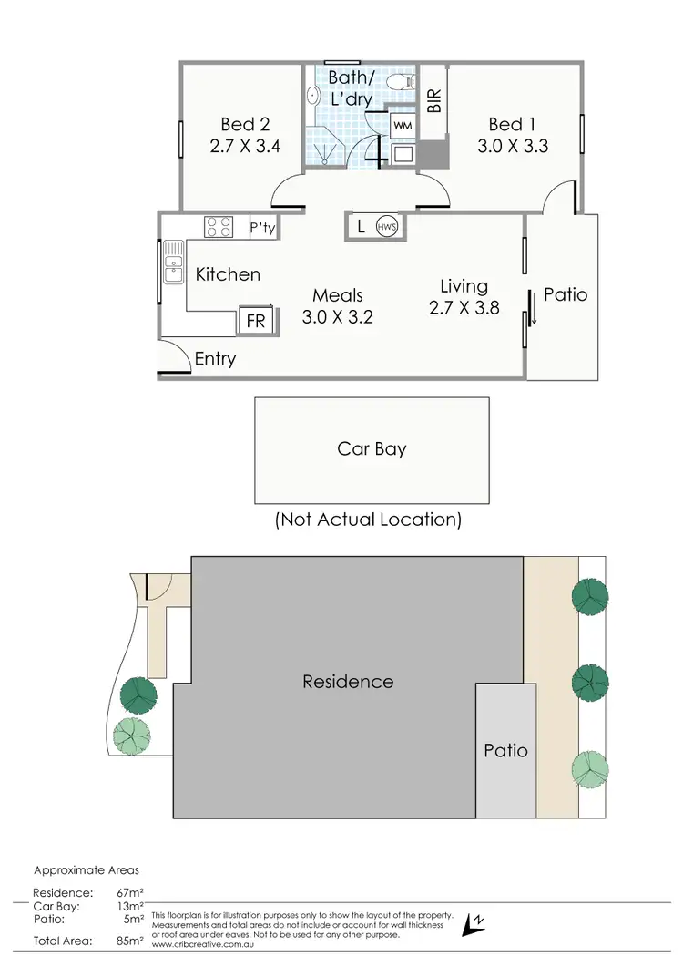Floorplan of Homely apartment listing, 7/392 Stirling Highway, Claremont WA 6010