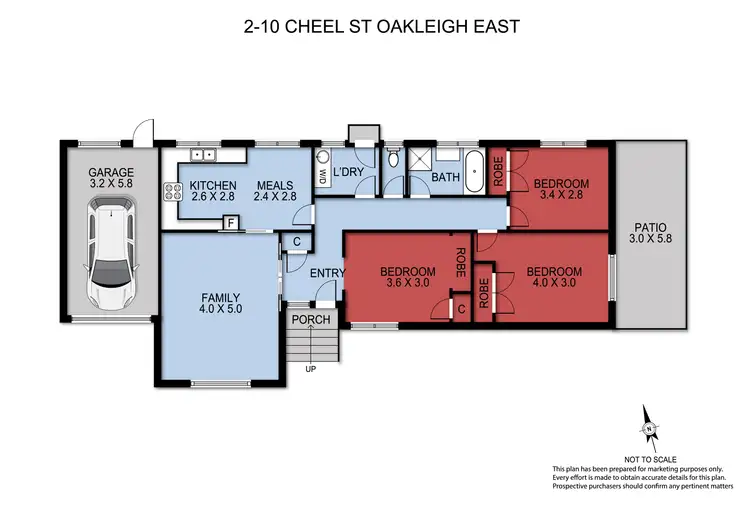 Floorplan of Homely house listing, 2/10 Cheel Street, Oakleigh East VIC 3166