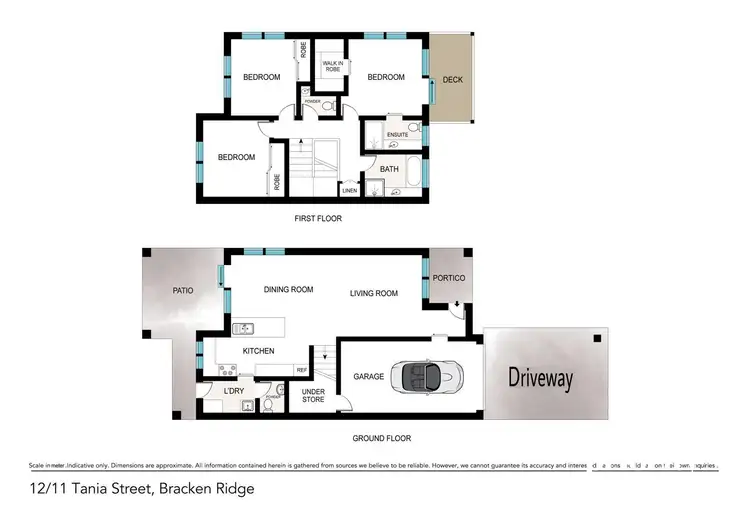 Floorplan of Homely townhouse listing, 12/11 Tania Street, Bracken Ridge QLD 4017
