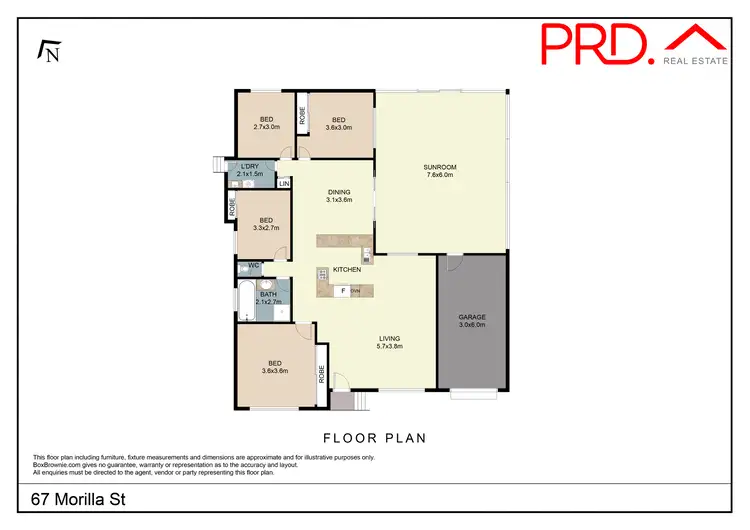 Floorplan of Homely house listing, 67 Morilla Street, Tamworth NSW 2340