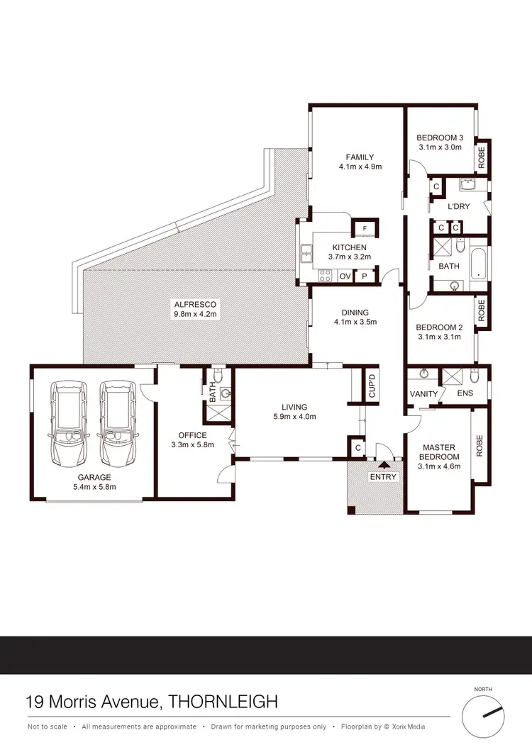 Floorplan of Homely house listing, 19 Morris Avenue, Thornleigh NSW 2120