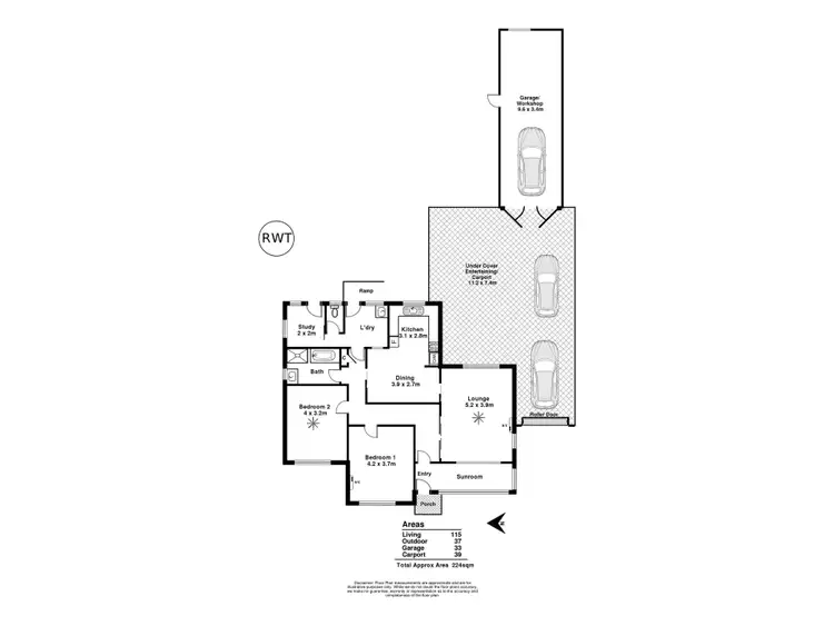 Floorplan of Homely house listing, 19 Ray St, South Plympton SA 5038