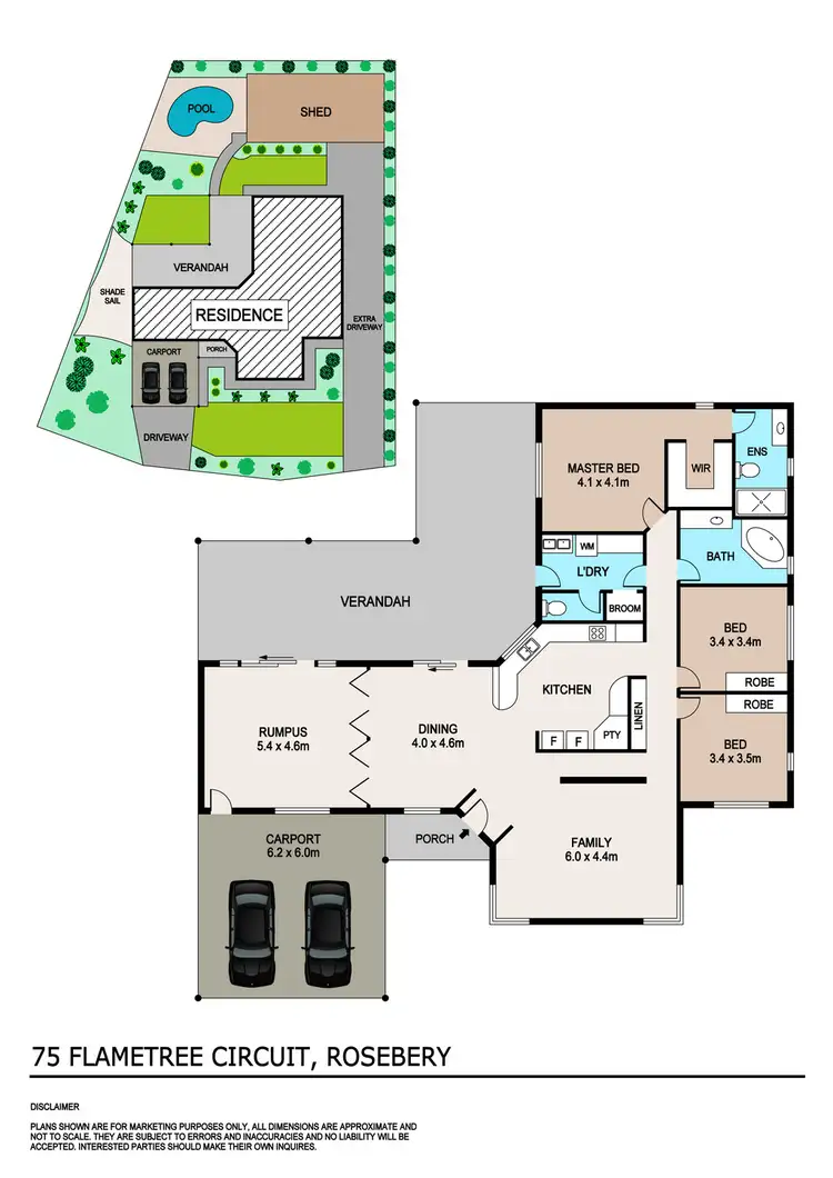 Floorplan of Homely house listing, 75 Flametree Circuit, Rosebery NT 832