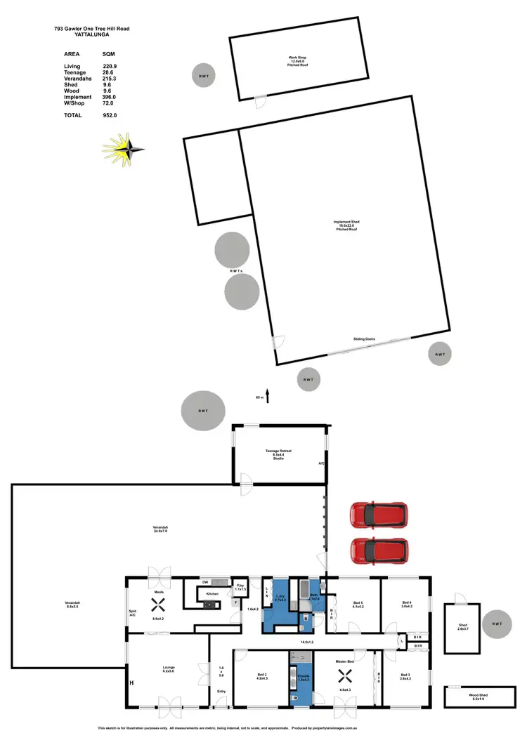 Floorplan of Homely house listing, 793 Gawler One Tree Hill Road, Yattalunga SA 5114