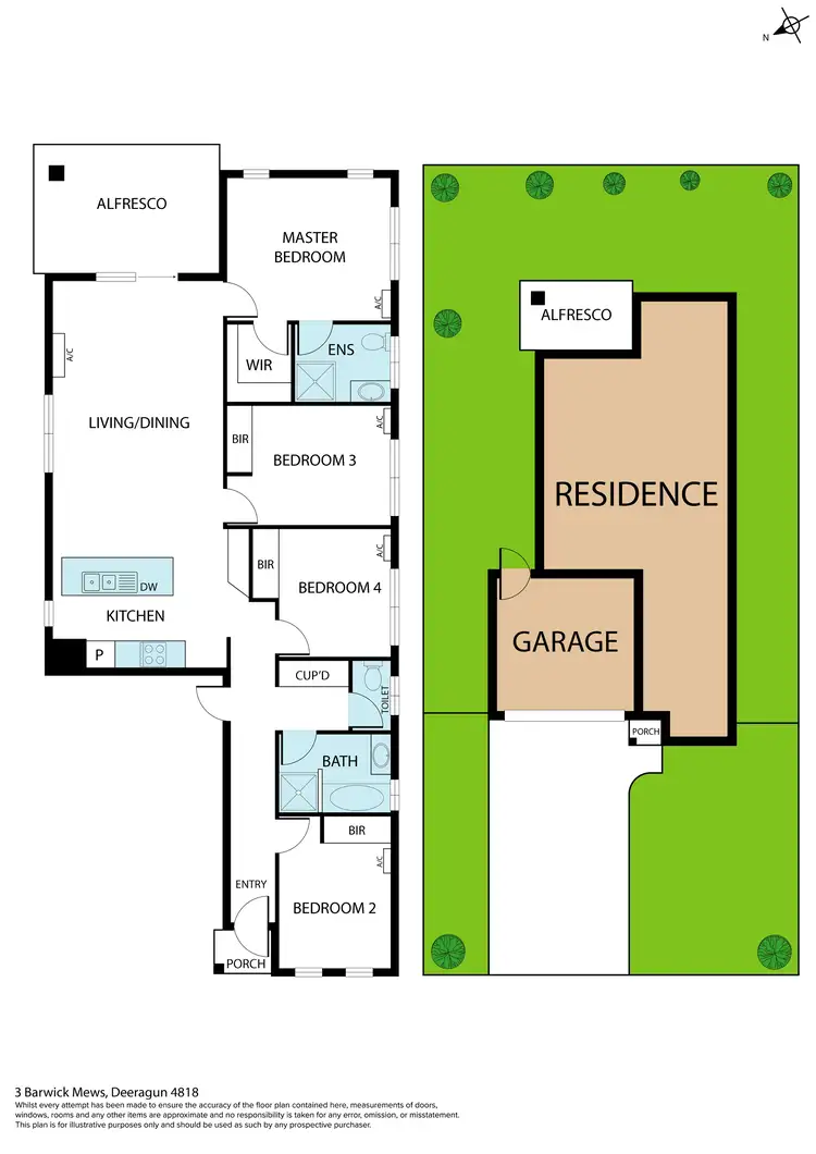 Floorplan of Homely house listing, 3 Barwick Mews, Deeragun QLD 4818