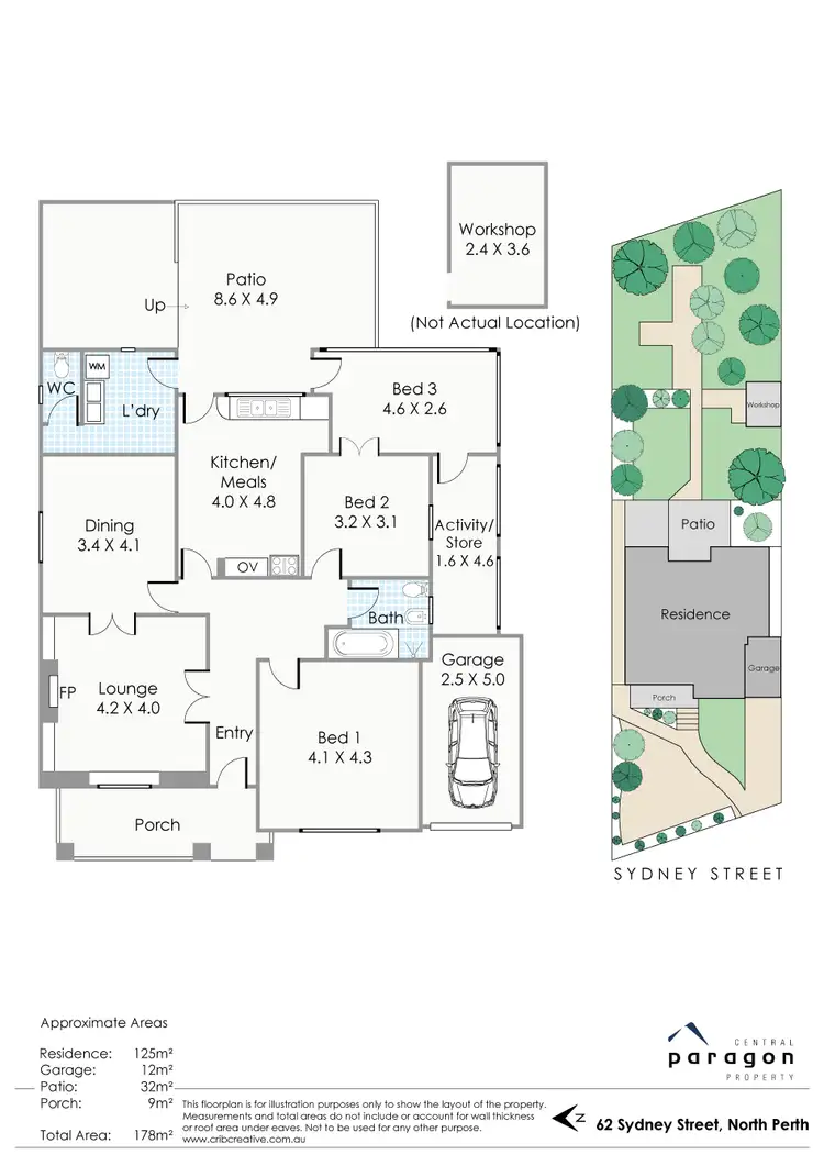 Floorplan of Homely house listing, 62 Sydney Street, North Perth WA 6006
