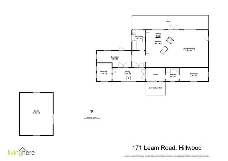 Floorplan of Homely house listing, 171 Leam Road, Hillwood TAS 7252