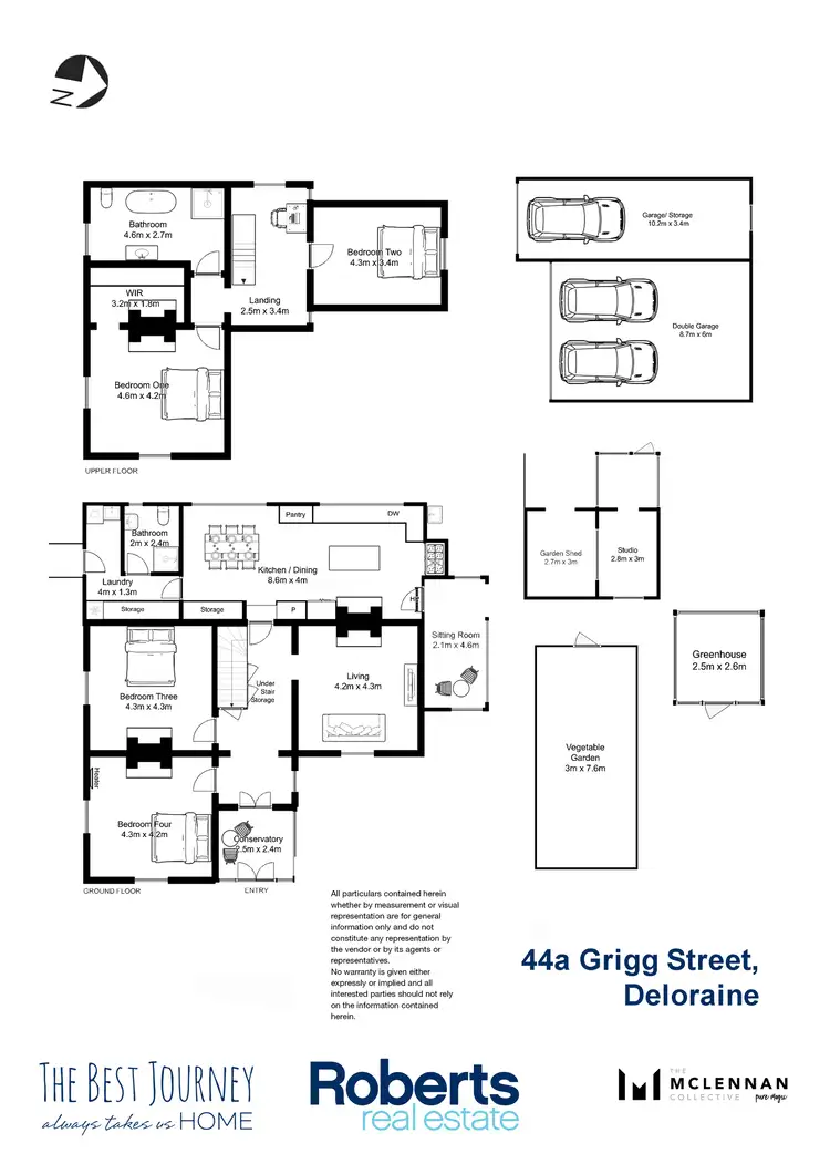 Floorplan of Homely house listing, 44A Grigg Street, Deloraine TAS 7304