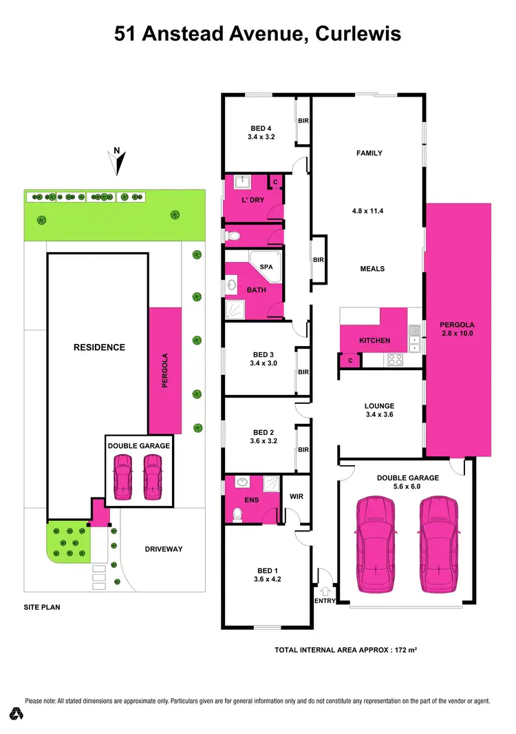 Floorplan of Homely house listing, 51 Anstead Avenue, Curlewis VIC 3222