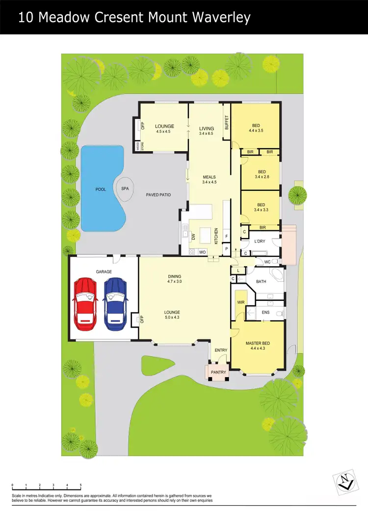 Floorplan of Homely house listing, 10 Meadow Crescent, Mount Waverley VIC 3149