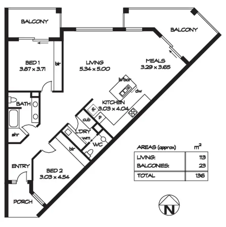 Floorplan of Homely apartment listing, 17/1 Burt Avenue, Findon SA 5023
