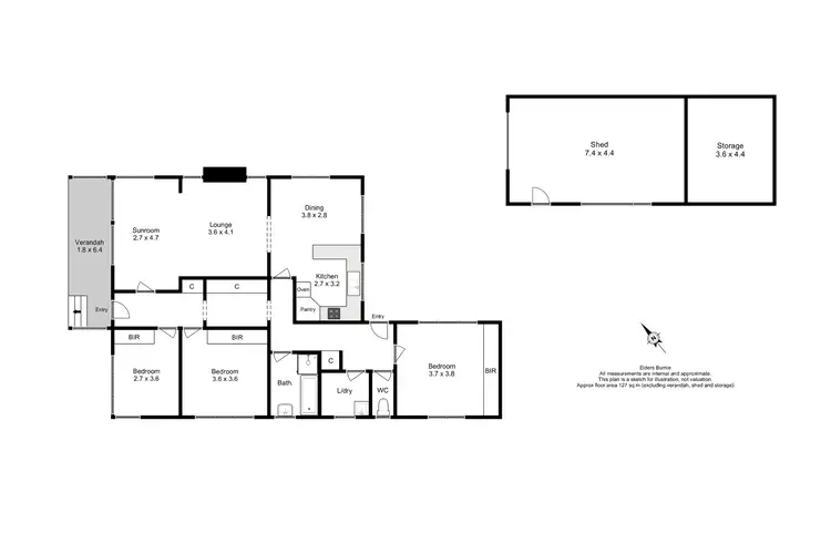 Floorplan of Homely house listing, 51 Halstead Street, Montello TAS 7320