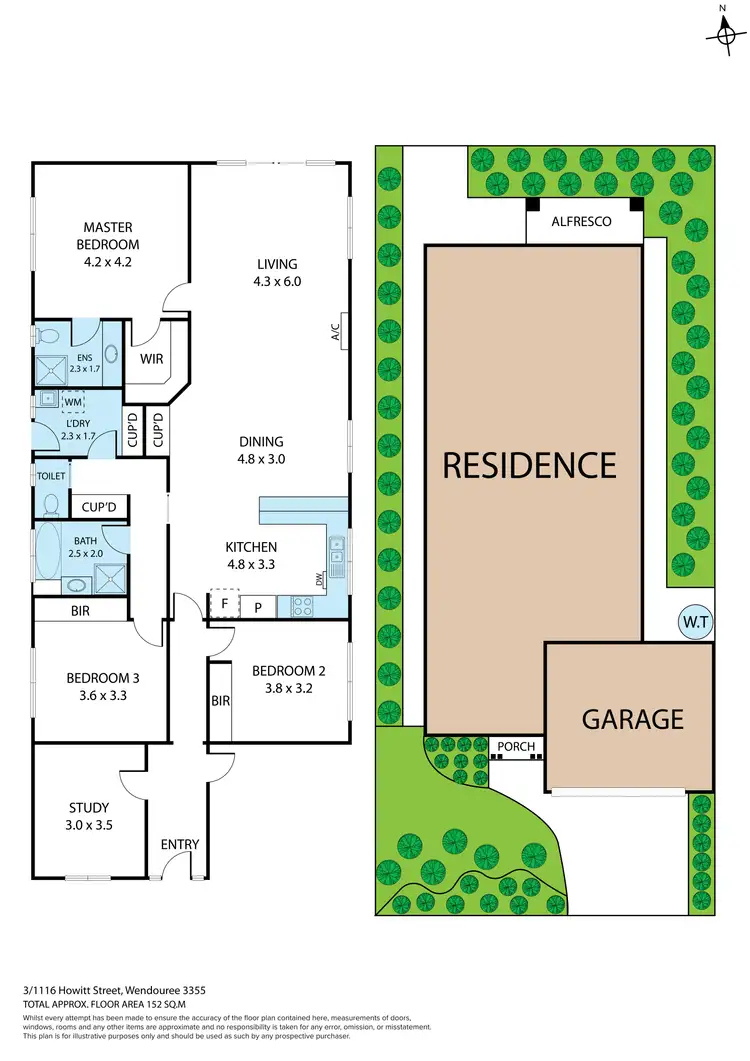 Floorplan of Homely house listing, 3/1116 Howitt Street, Wendouree VIC 3355