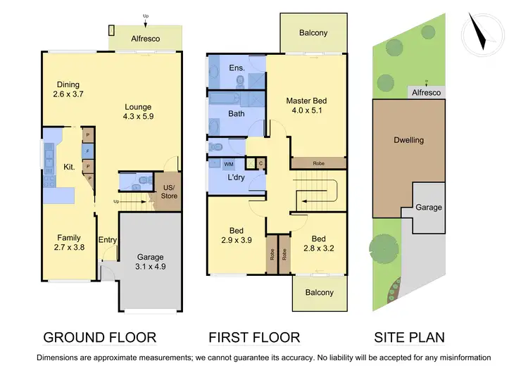 Floorplan of Homely townhouse listing, 3/219-223 Mahoneys Road, Forest Hill VIC 3131