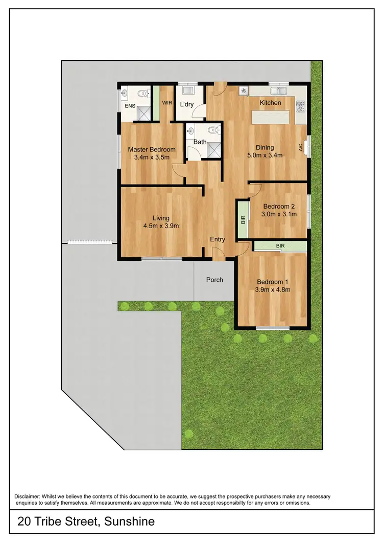 Floorplan of Homely house listing, 20 Tribe Street, Sunshine VIC 3020